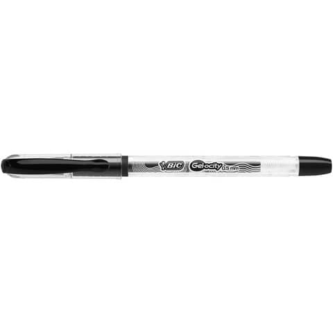 Penna gel con cappuccio BIC Gelocity Stic 0,5 mm nero CEL1010266